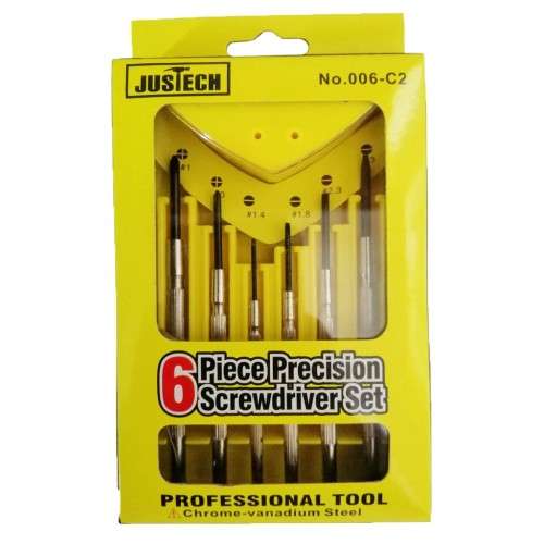 Justtech 6-Piece Precision Screwdriver Set