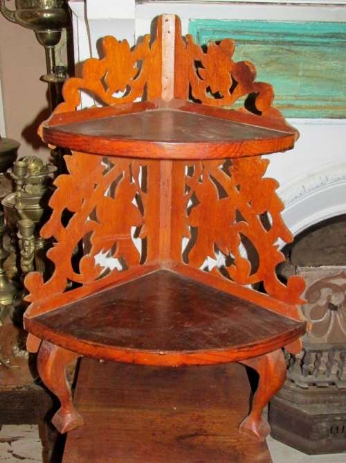 2 Tier Corner Shelf.