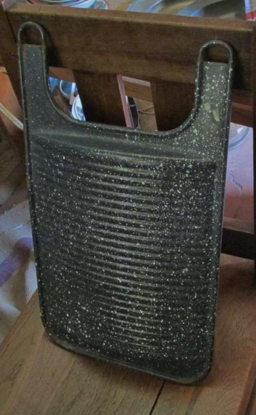 Vintage Enamel Wash Board