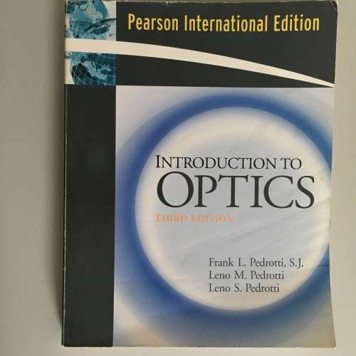 Introduction to Optics (3rdh Edition) - Pearson