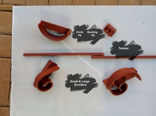 5 Piece Wrougt Iron Jig Set