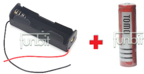 18650 3.7V 3200maH Rechargeable Li-ion Battery + Battery Holder
