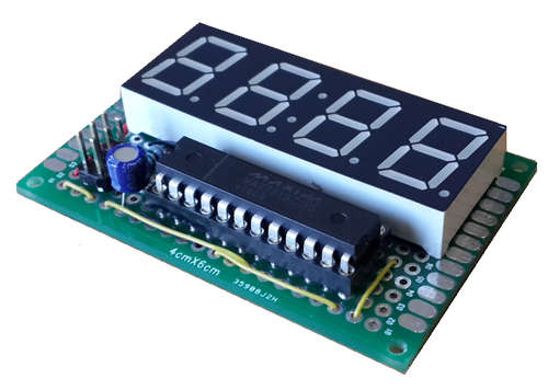 MAX7219-Controlled 4 Digit 7 Segment Display Kit