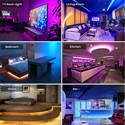 LED STRIP LIGHTS BLUETOOTH, LED STRIP LIGHTS MUSIC SYNC LED STRIP LIGHTS SMARTPHONE APP LED STRIP