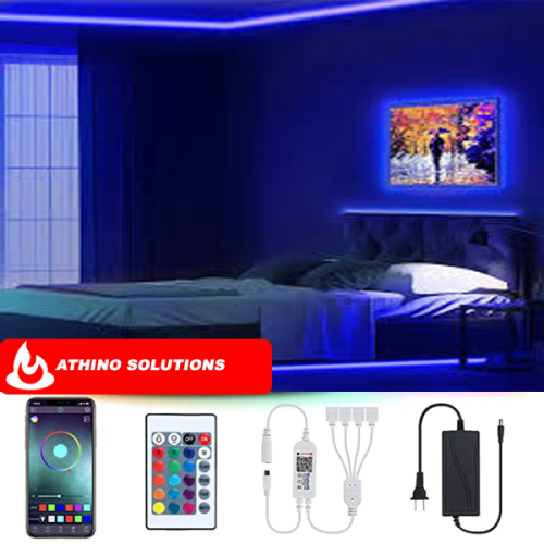 LED STRIP LIGHTS BLUETOOTH, LED STRIP LIGHTS MUSIC SYNC LED STRIP LIGHTS SMARTPHONE APP LED STRIP