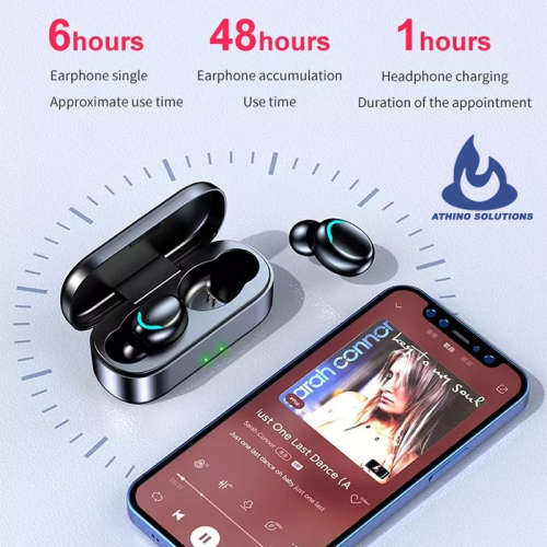 Wireless Earbud with smallest charging Case, Not Cumbersome to Carry