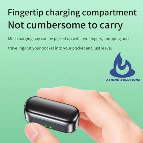 Wireless Earbud with smallest charging Case, Not Cumbersome to Carry
