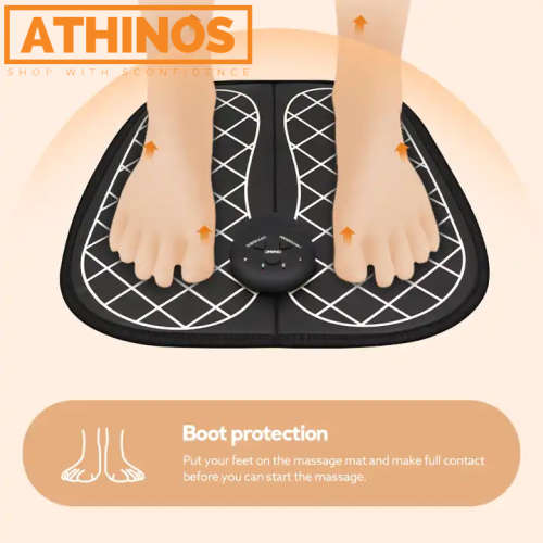 Foot Massager - Muscle Stimulator Electric Vibrating Ems Foot Massager