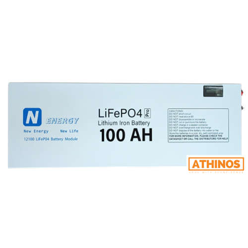 Nenergy 1.28KWh 12V Lithium-ion LiFePo4 Battery 100Ah