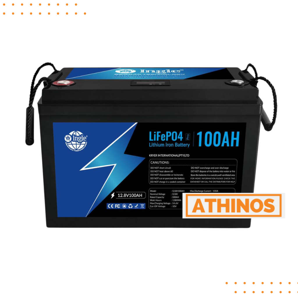 12.8V 100AH LiFeP04 ingle Lithium Iron Battery