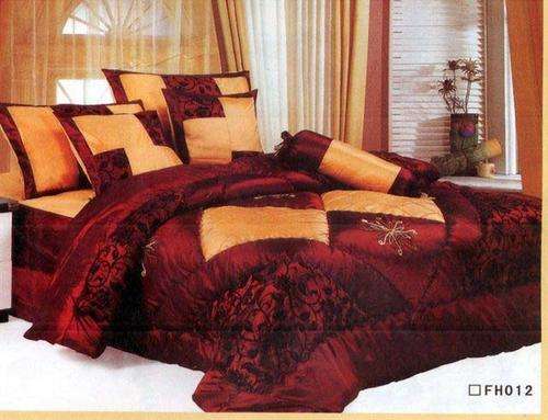 7 PCE ELEGANT QUILTED/COMFORTER SET - DOUBLE