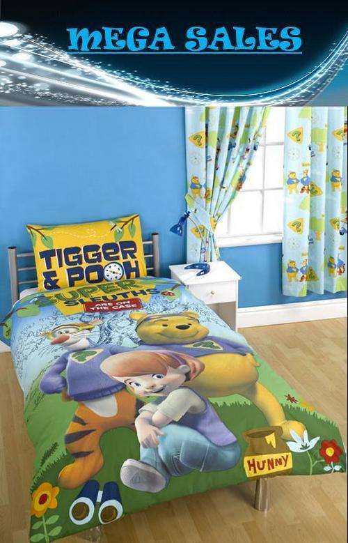 KIDS BED LINEN - WINNIE THE POOH DUVET SET - SINGLE BED