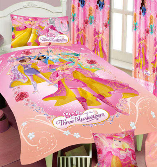 KIDS BED LINEN - BARBIE DUVET SET- SINGLE BED