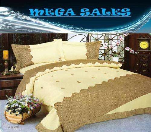 6 PCE DUVET COVER SETS - DOUBLE SIZE