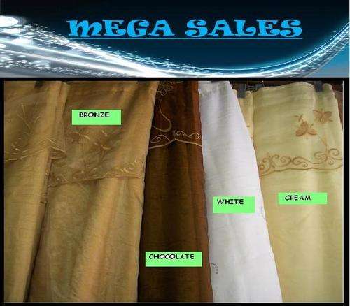 2PC CURTAIN - WHITE - 2 X (3M X 2.2M + 40CM)