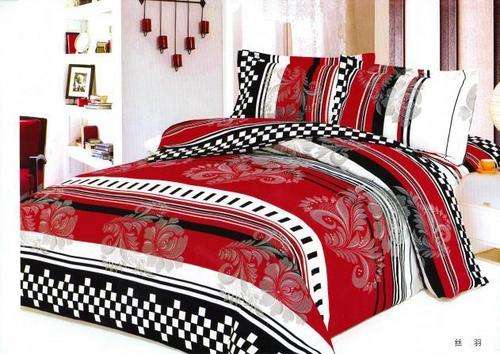 6 PCE COTTON BLEND DUVET COVER SETS - DOUBLE SIZE