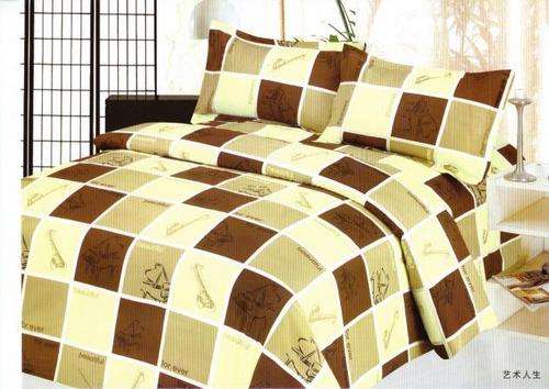 6 PCE COTTON BLEND DUVET COVER SETS - QUEEN SIZE