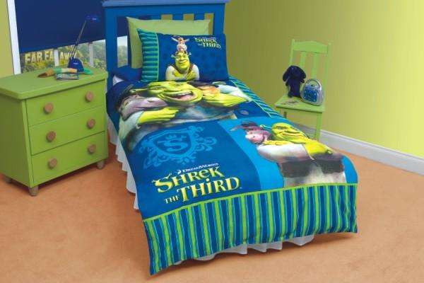 KIDS BED LINEN - SHREK DUVET SET - SINGLE BED
