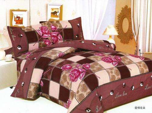 6 PCE COTTON BLEND DUVET COVER SETS - DOUBLE SIZE