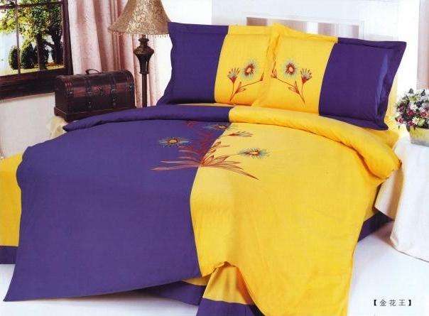 6 PCE COTTON BLEND DUVET COVER SETS - DOUBLE BED SIZE