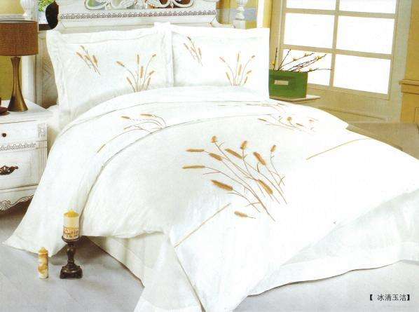 6 PCE COTTON BLEND DUVET COVER SETS - DOUBLE BED SIZE