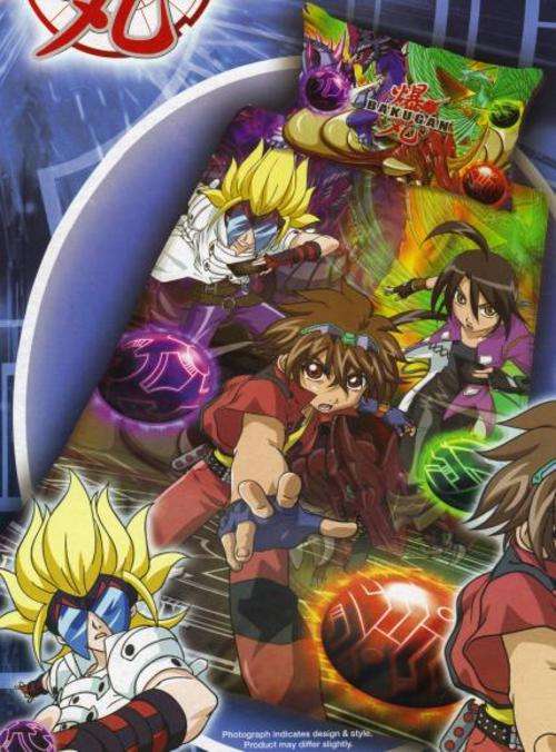 KIDS BED LINEN - BAKUGAN DUVET SET - SINGLE BED