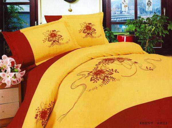 6 PCE COTTON BLEND DUVET COVER SETS - DOUBLE BED SIZE