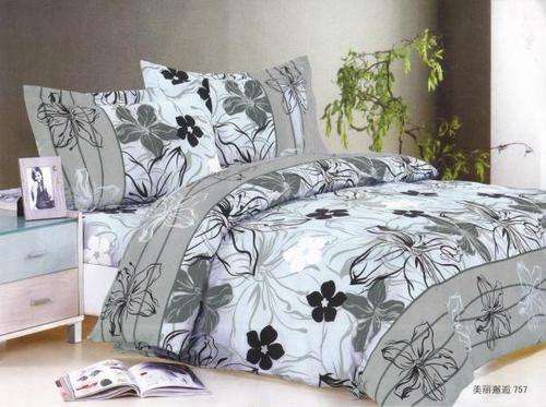 6 PCE COTTON BLEND DUVET COVER SETS - DOUBLE BED SIZE