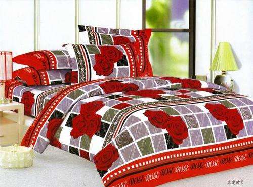 6 PCE COTTON BLEND DUVET COVER SETS - QUEEN BED SIZE