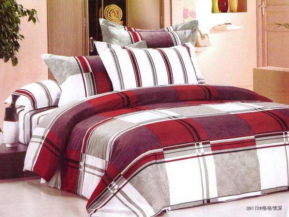 6 PCE COTTON BLEND DUVET COVER SETS - QUEEN BED SIZE
