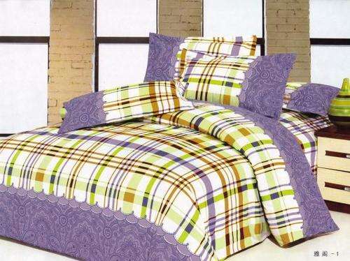 6 PCE COTTON BLEND DUVET COVER SETS - QUEEN BED SIZE