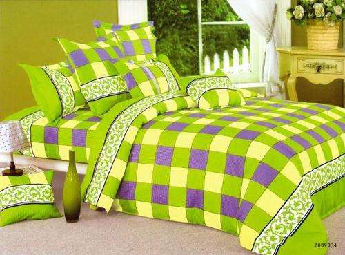 10 PCE COTTON BLEND DUVET COVER SETS - CURTAINS INCLUDED - QUEEN BED SIZE