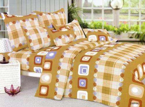 10 PCE COTTON BLEND DUVET COVER SETS - CURTAINS INCLUDED - DOUBLE BED SIZE