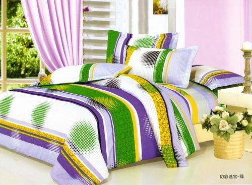 6 PCE COTTON BLEND DUVET COVER SETS - QUEEN SIZE