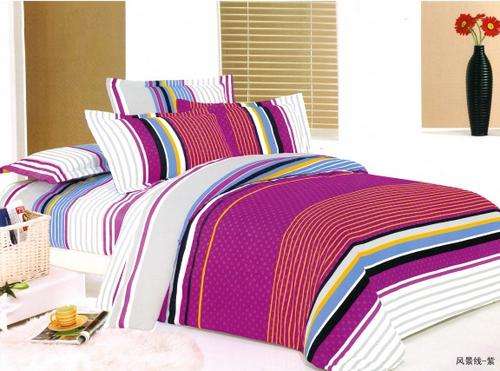 6 PCE COTTON BLEND DUVET COVER SETS - QUEEN SIZE