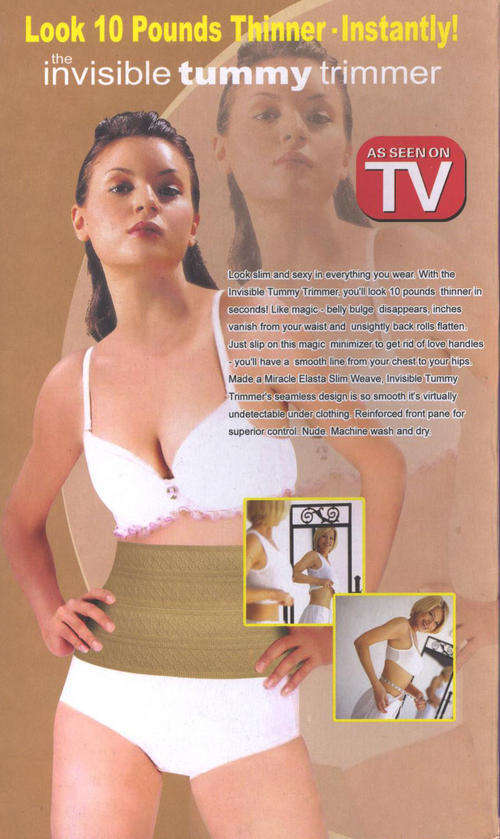LOOK 10 POUNDS THINNER - INSTANTLY!!! - THE INVISIBLE TUMMY TRIMMER