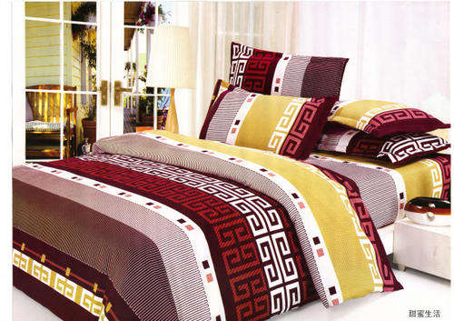 100% COTTON - 6 PCE PURE COTTON DUVET COVER SETS - DOUBLE BED SIZE