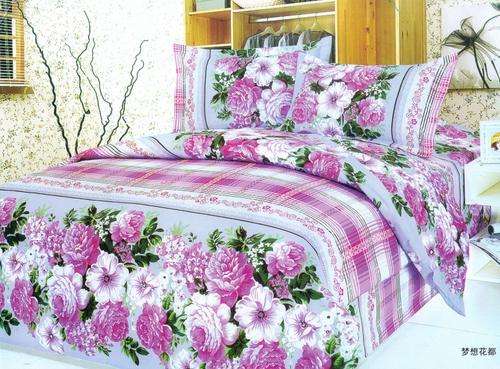 6 PCE COTTON BLEND DUVET COVER SETS - QUEEN BED SIZE