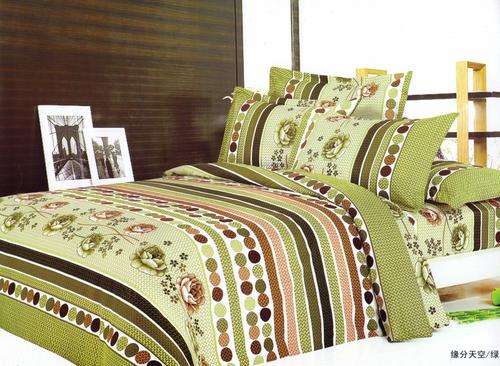 6 PCE COTTON BLEND DUVET COVER SETS - QUEEN BED SIZE