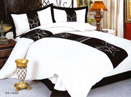 6 PCE SATIN FEEL DUVET COVER SETS - QUEEN BED SIZE