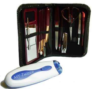 MY TWIZZE HAIR REMOVER TWEEZER WIZZIT + FREE MANICURE SET KIT