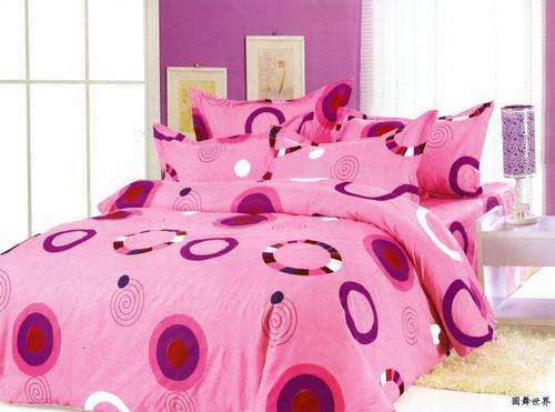 6 PCE COTTON BLEND DUVET COVER SETS - DOUBLE BED SIZE