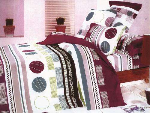 100% COTTON - 6 PCE PURE COTTON DUVET COVER SETS - DOUBLE BED SIZE