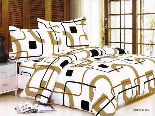 6 PCE COTTON FEEL DUVET COVER SETS - DOUBLE BED SIZE