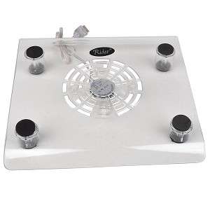 1 FAN -  TRANSPARENT LAPTOP COOLING PAD