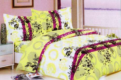 6 PCE COTTON FEEL DUVET COVER SETS - DOUBLE BED SIZE