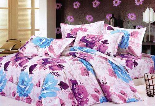 6 PCE COTTON FEEL DUVET COVER SETS - DOUBLE BED SIZE
