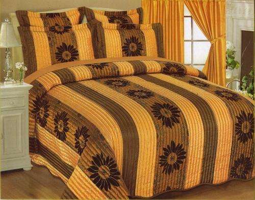 LUXURY IMPORTED 10PCE SATIN DREAM BED SPREAD SET - QUEEN BED SIZE