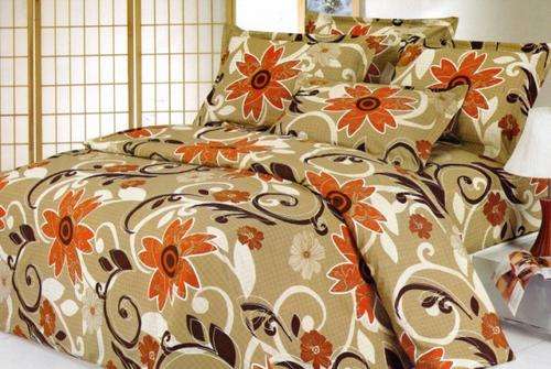 6 PCE COTTON FEEL DUVET COVER SETS - DOUBLE BED SIZE