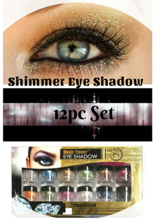 12 Piece Set Shimmer Eye Shadow